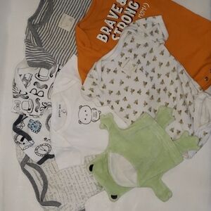3/$30 NEWBORN Organic & Premium Cotton Onesie Bodysuit Bundle